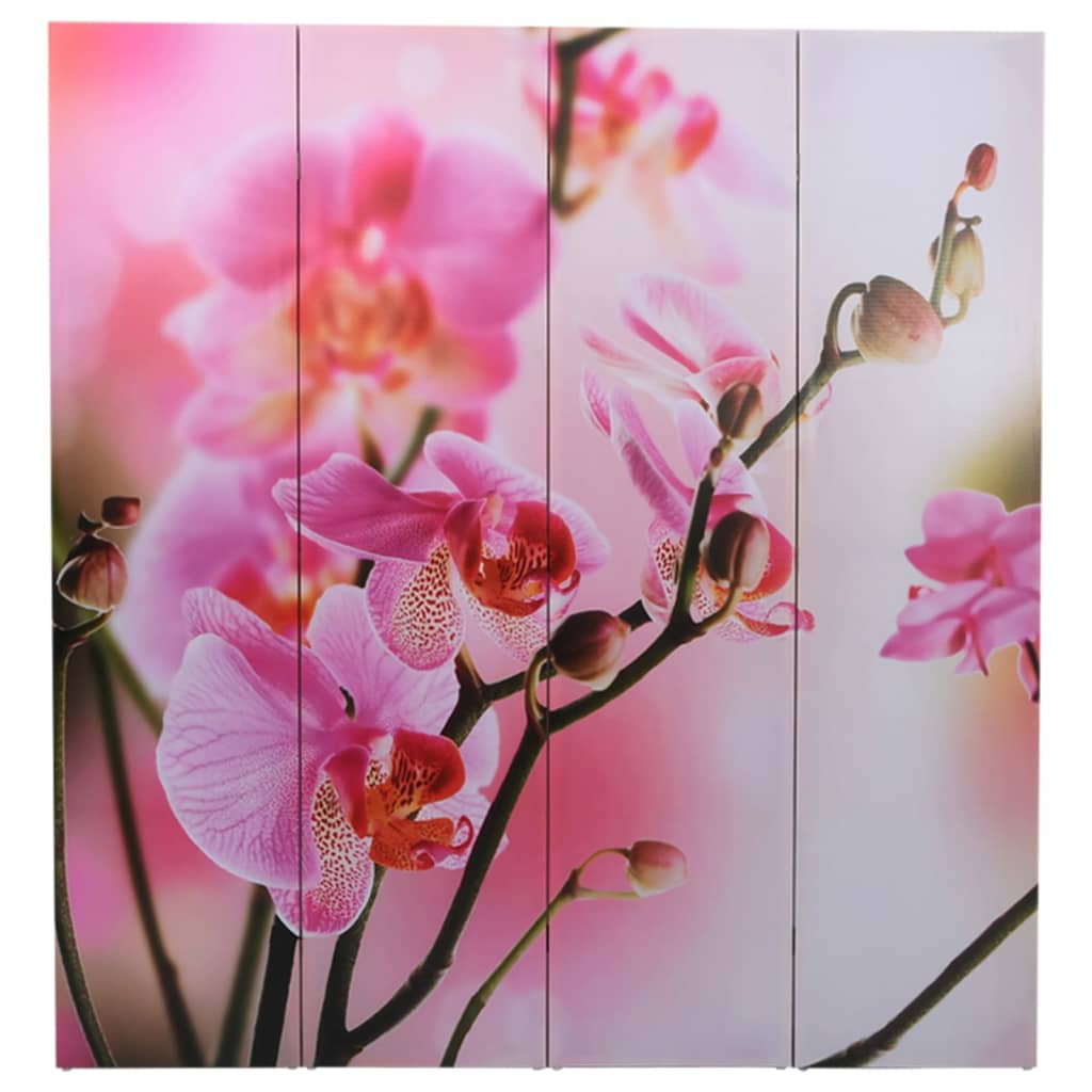 Folding Room Divider Print 160 x 170 Flower