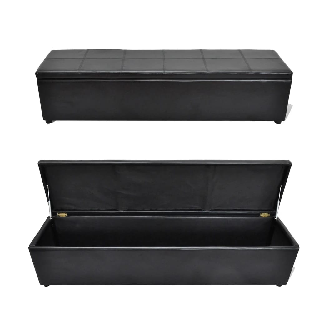 Storage Bench Black Large Size