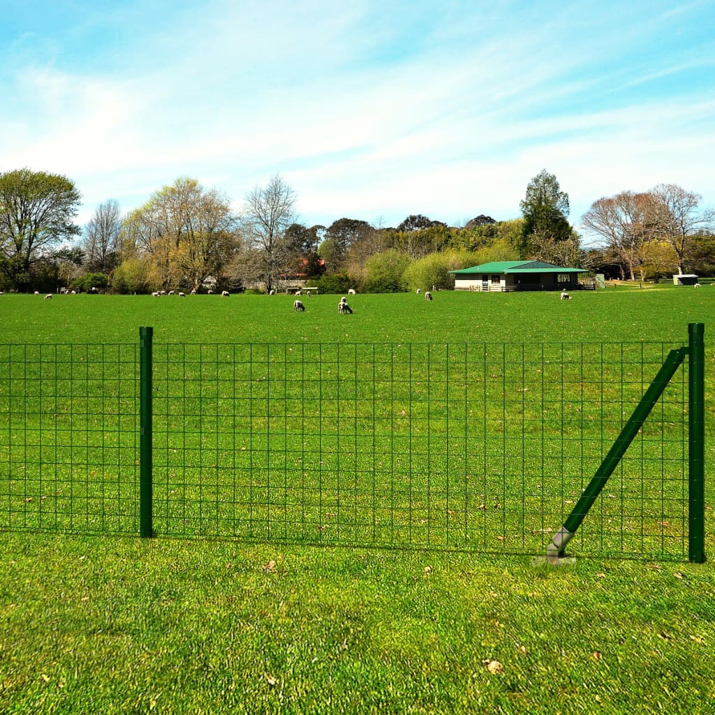 Euro Fence Steel 25x1.0 m Green