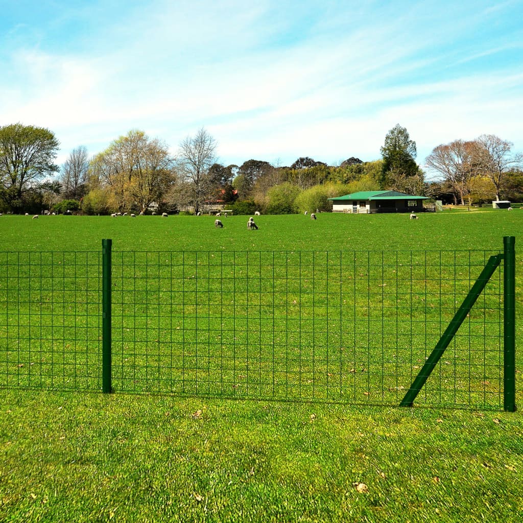Euro Fence Steel 25x0.8 m Green