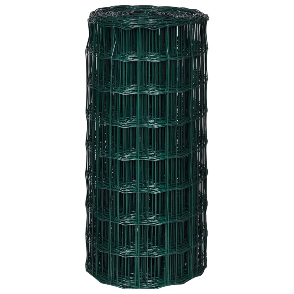 Euro Fence Steel 25x0.8 m Green