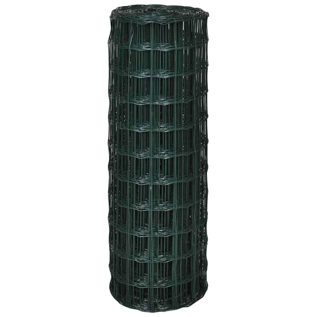 Euro Fence Steel 25x1.2 m Green