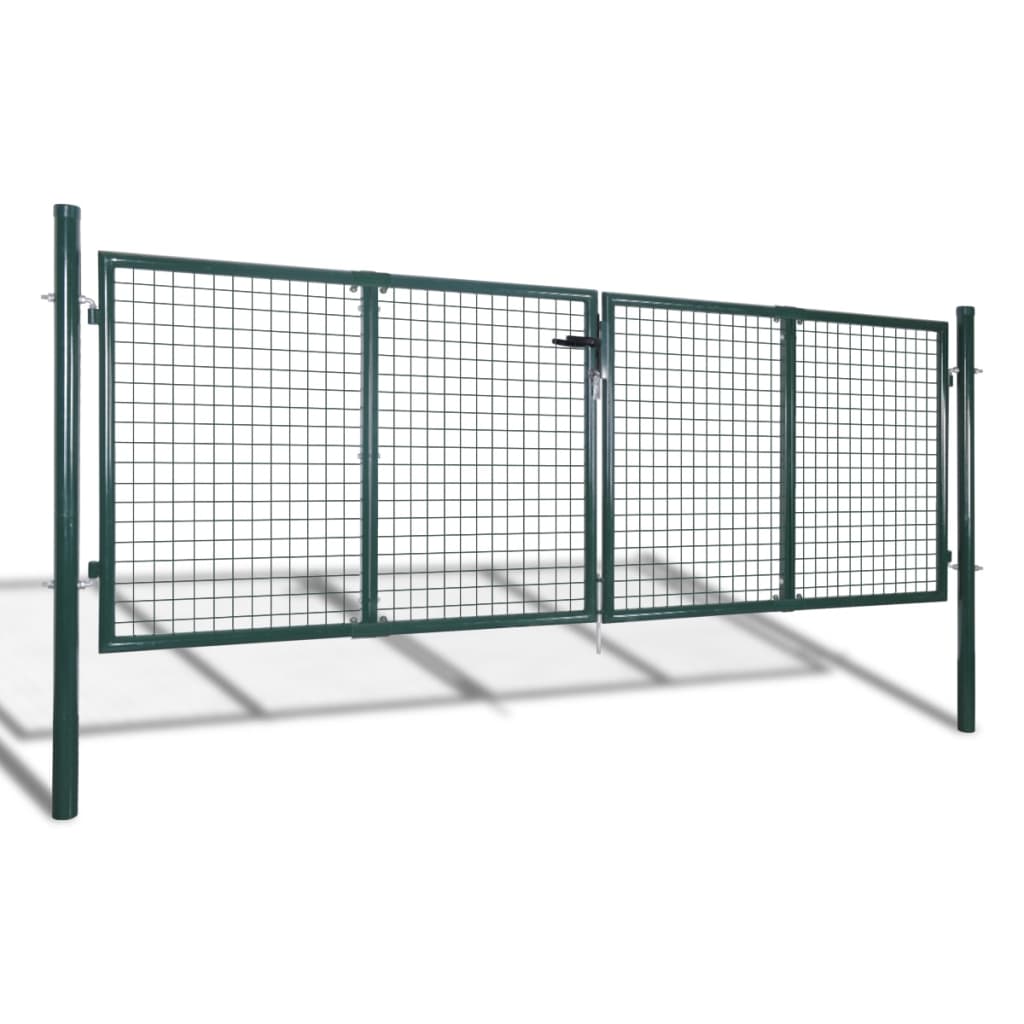 Garden Mesh Gate Fence Door Wall Grille 300x75 cm