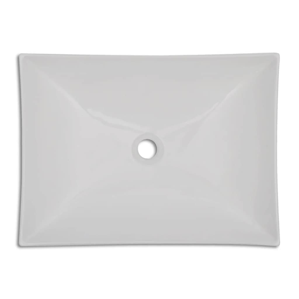 Bathroom Ceramic Porcelain Sink Art Basin White High Gloss