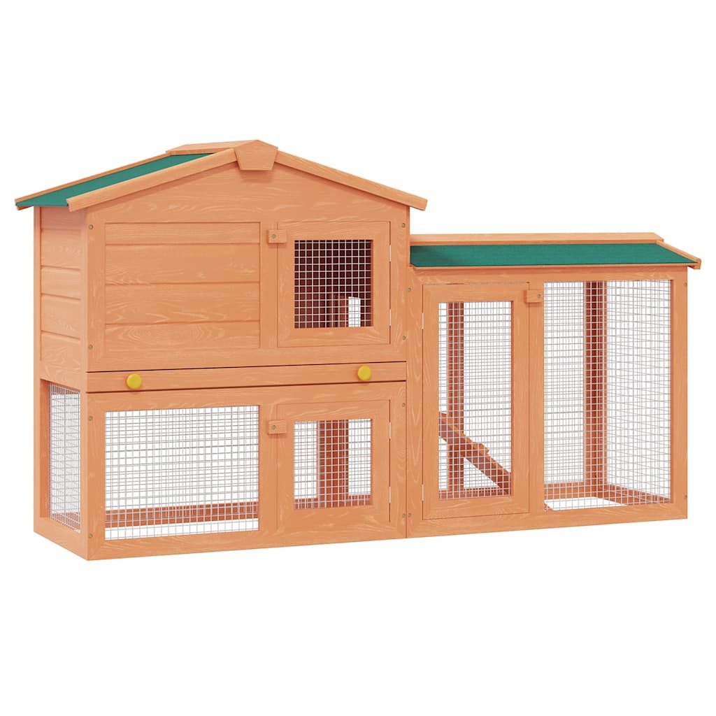 Outdoor Large Rabbit Hutch Small Animal House Pet Cage Wood