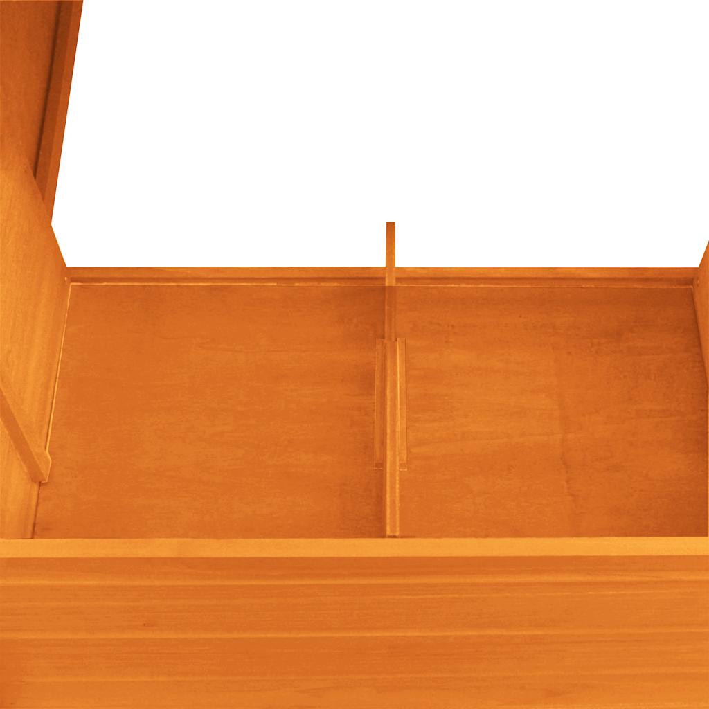 Outdoor Chicken Cage Hen House with 1 Egg Cage Wood