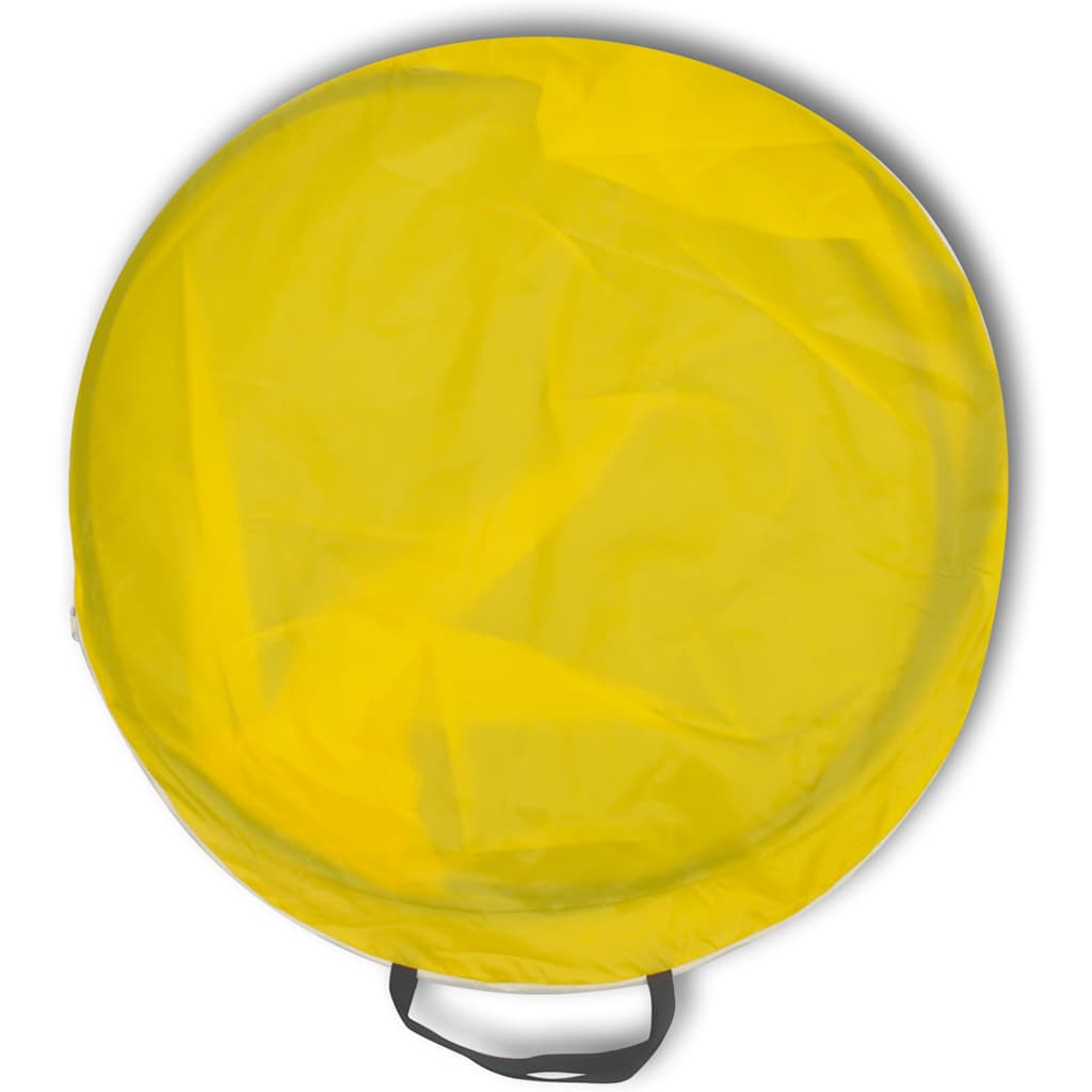 Beach Tent Outdoor Foldable Sun Shade Yellow
