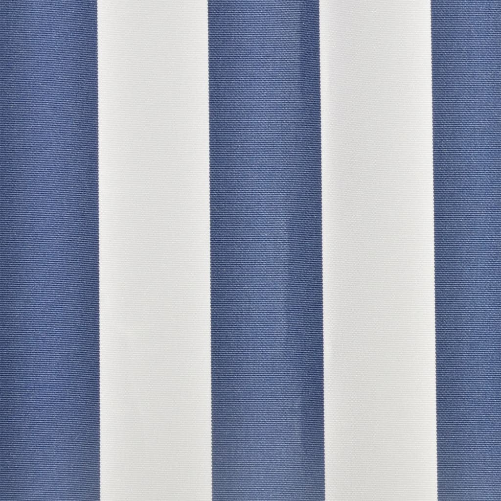 Awning Replacement Fabric Blue and White 300x250 cm Polyester