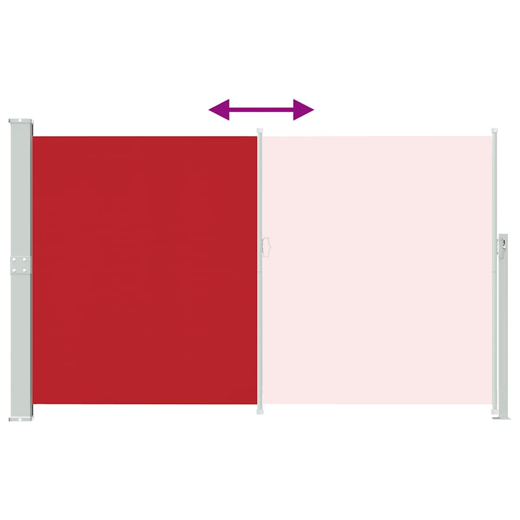 Patio Terrace Side Awning 180 x 300 cm Red
