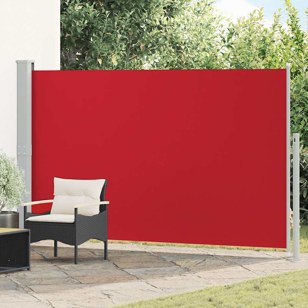 Patio Terrace Side Awning 180 x 300 cm Red