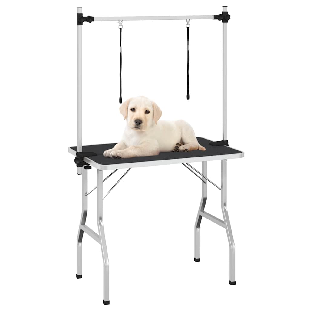 Bath Grooming Table for Dogs Cats Pets Adjustable 2 Loops
