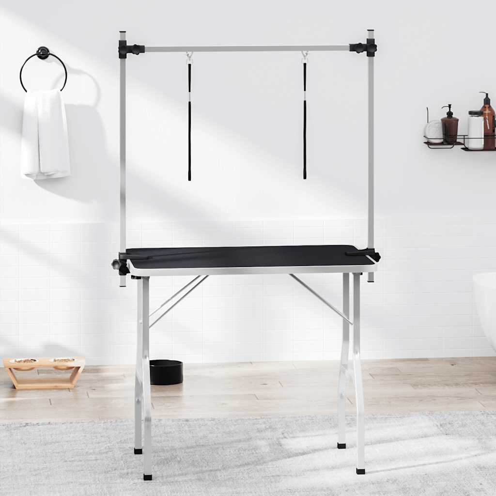Bath Grooming Table for Dogs Cats Pets Adjustable 2 Loops