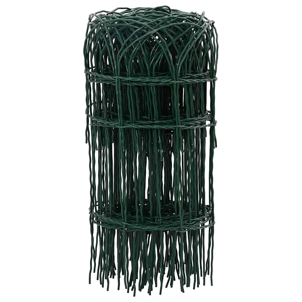 Garden Border Fence Powder-coated Iron 10x0.4 m