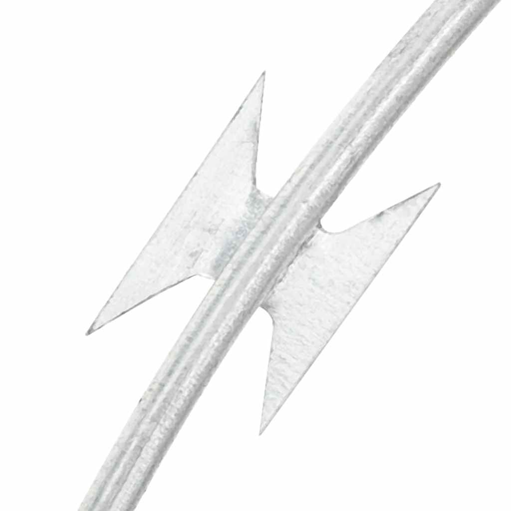 Razor Wire Helical Wire Roll Galvanised Steel 100 m