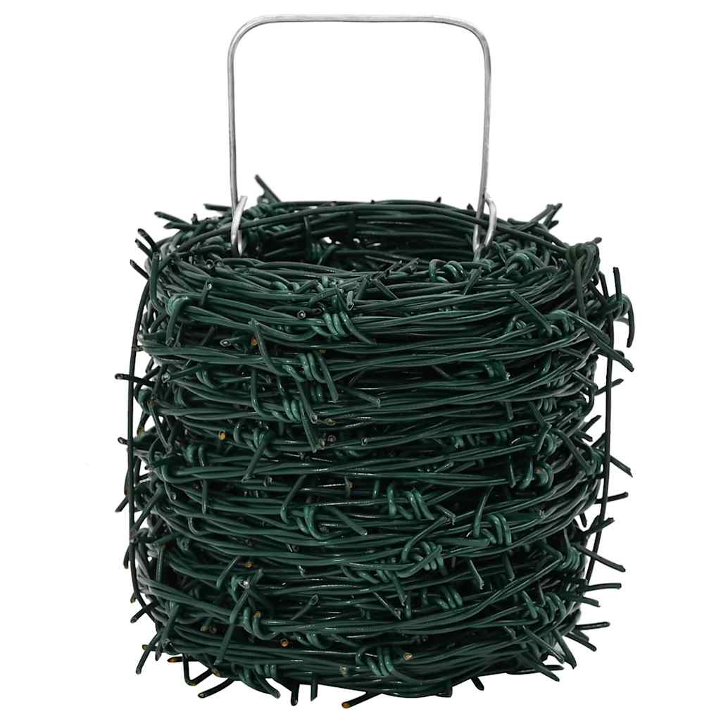Barbed Wire Entanglement Wire Green Wire Roll 100 m