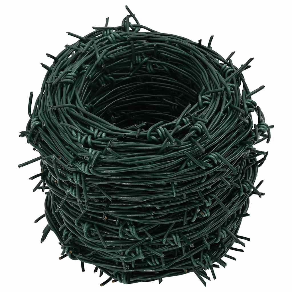 Barbed Wire Entanglement Wire Green Wire Roll 100 m