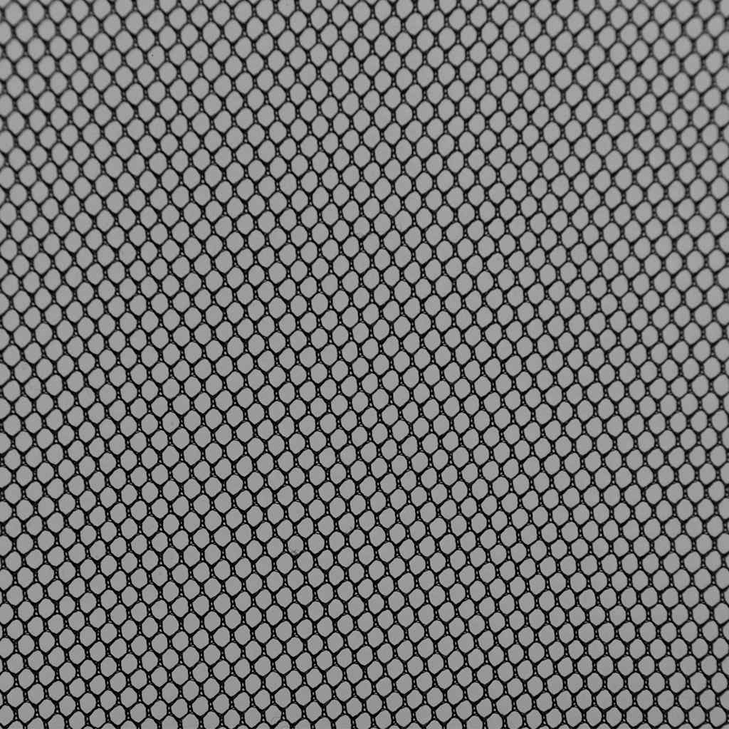 Insect Door Screen 4-Piece Mesh Curtain 220 x 100 cm Black Polyester