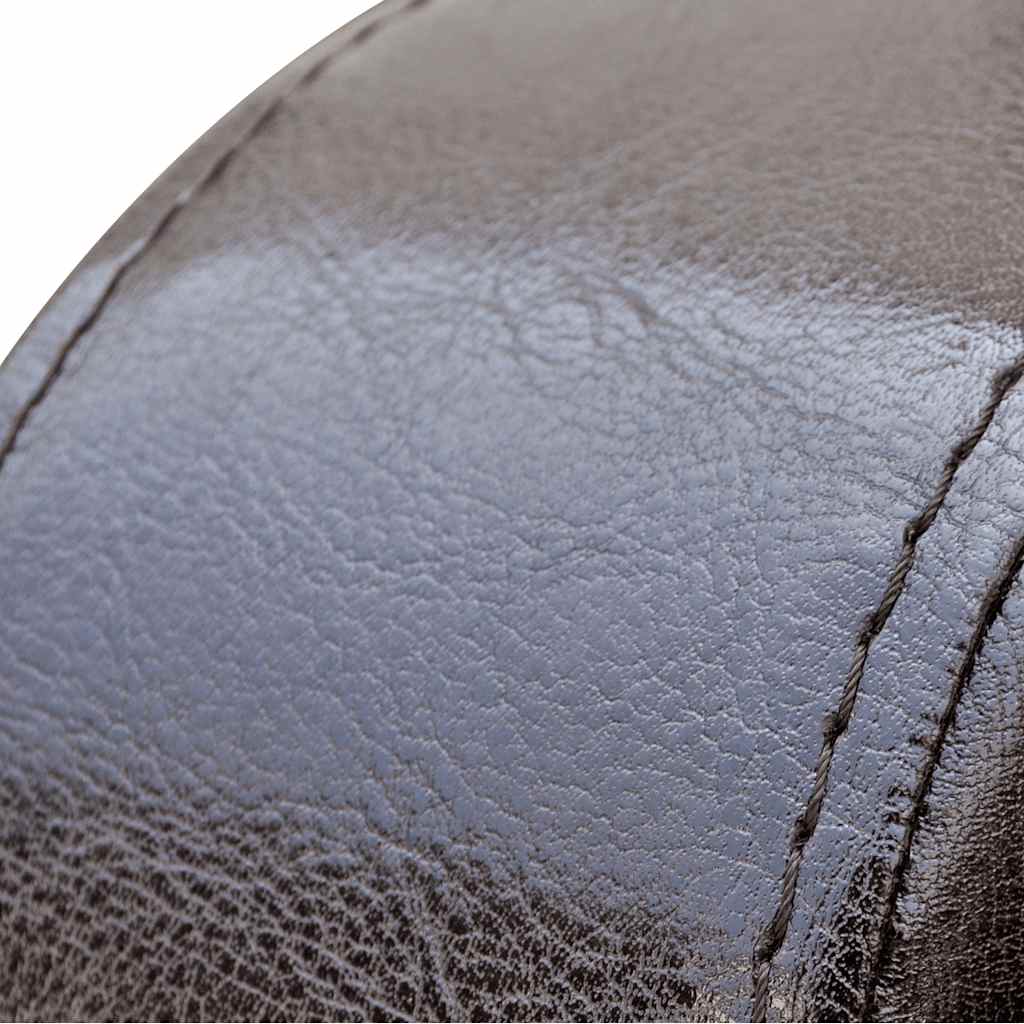 Armchair Brown Faux Leather