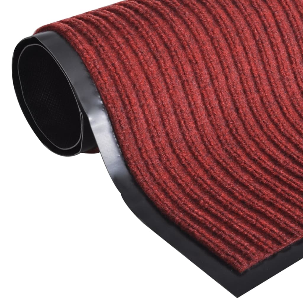 Door Mat Red 90 x 120 cm PVC