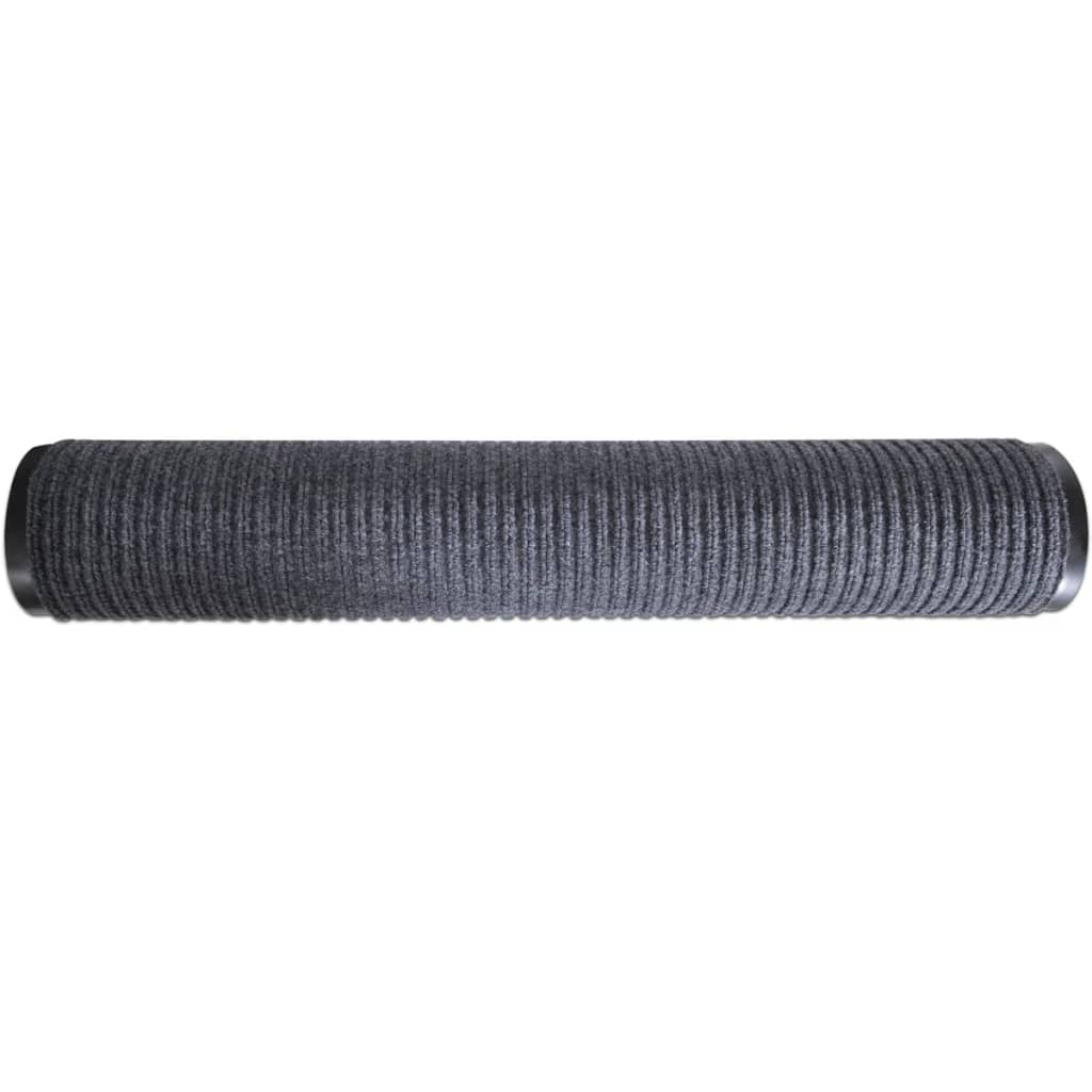 Door Mat Grey 90 x 120 cm PVC
