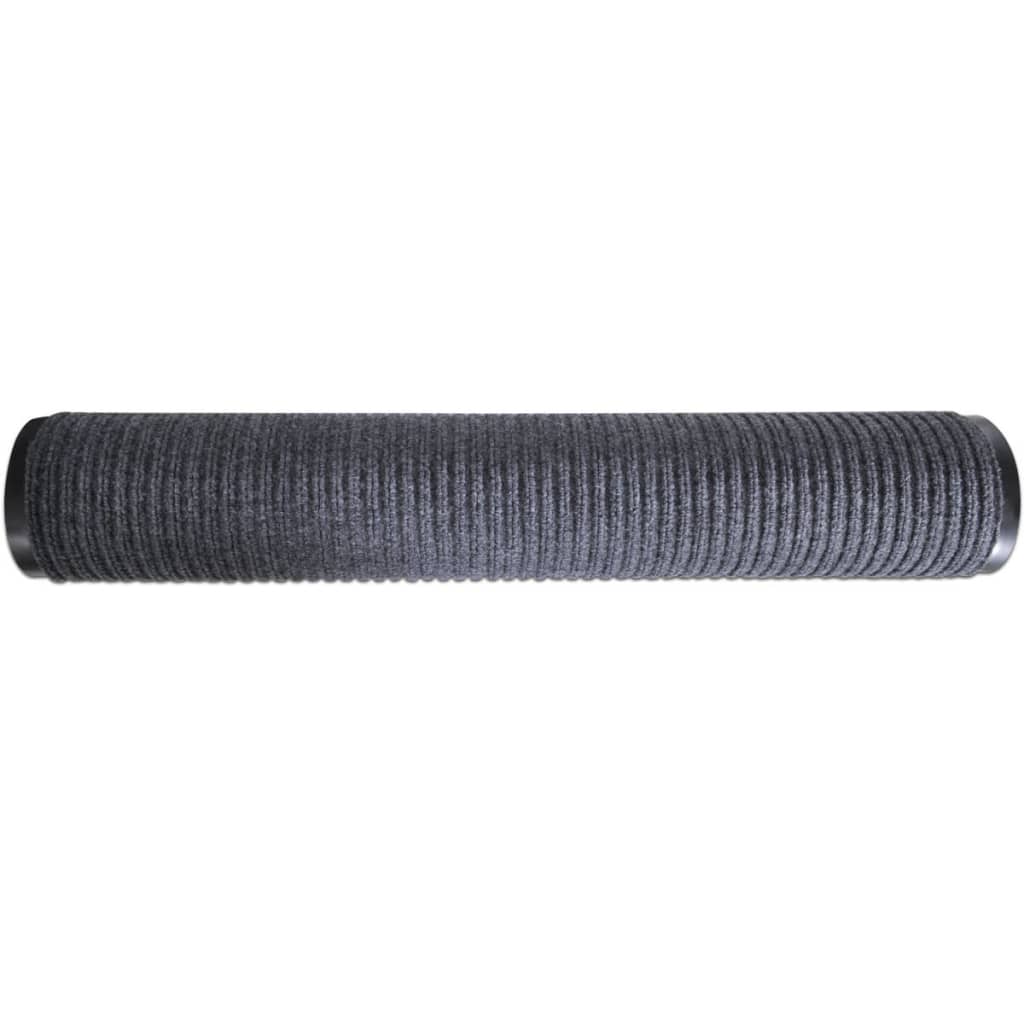 Grey PVC Door Mat 120 x 180 cm