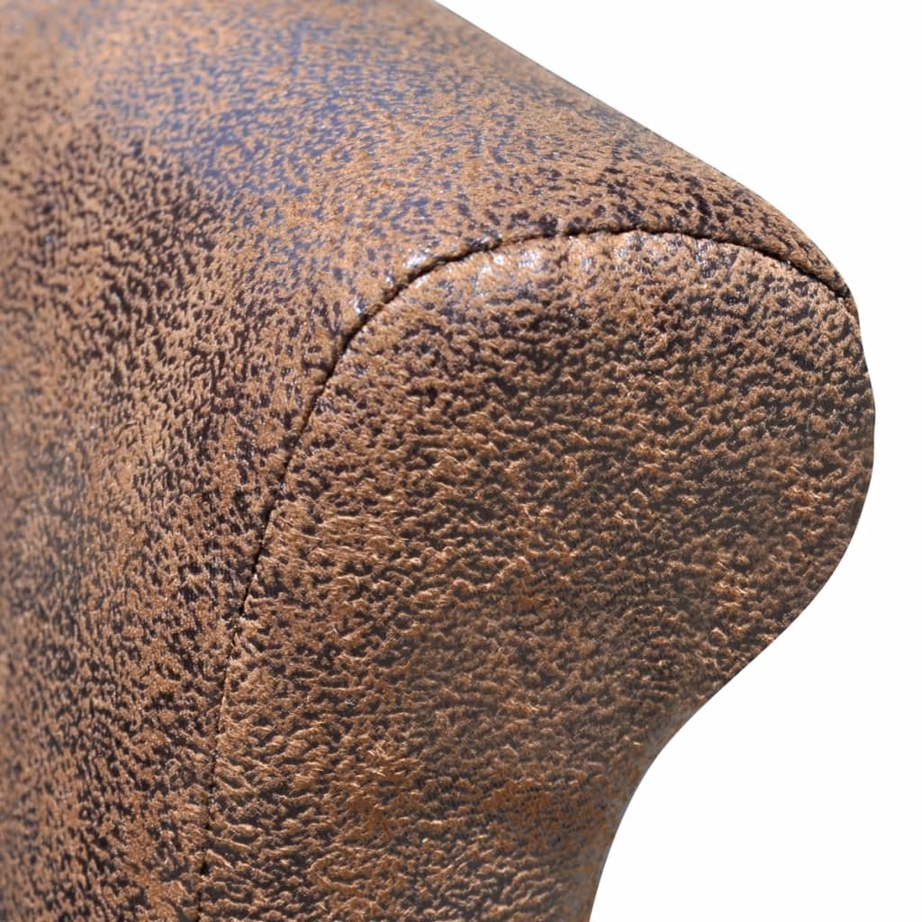 Dining Chairs 4 pcs Brown Faux Leather