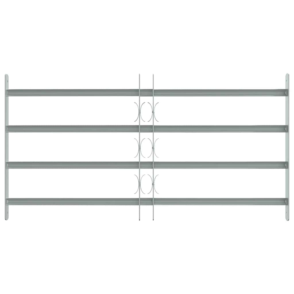 Adjustable Security Grille for Windows with 4 Crossbars 700-1050 mm
