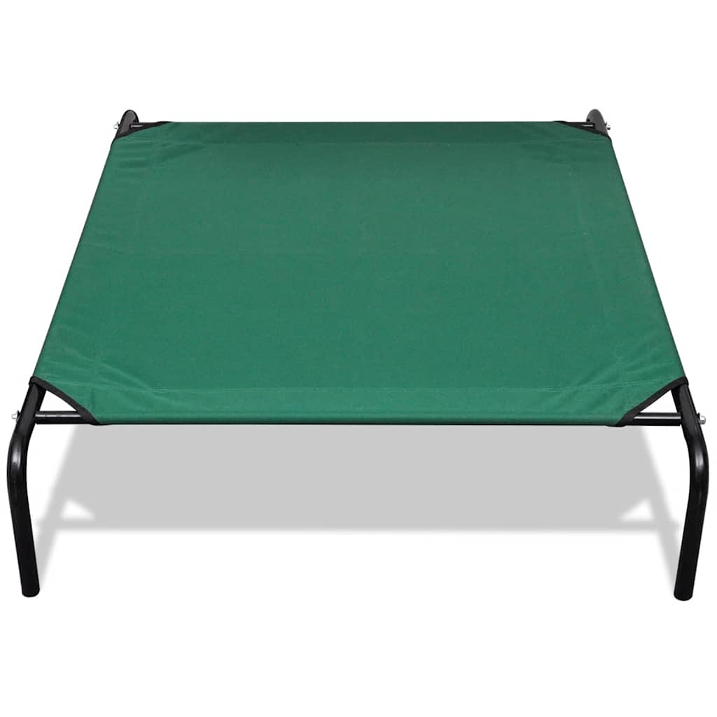 Elevated Pet Bed with Steel Frame 110 x 80 cm