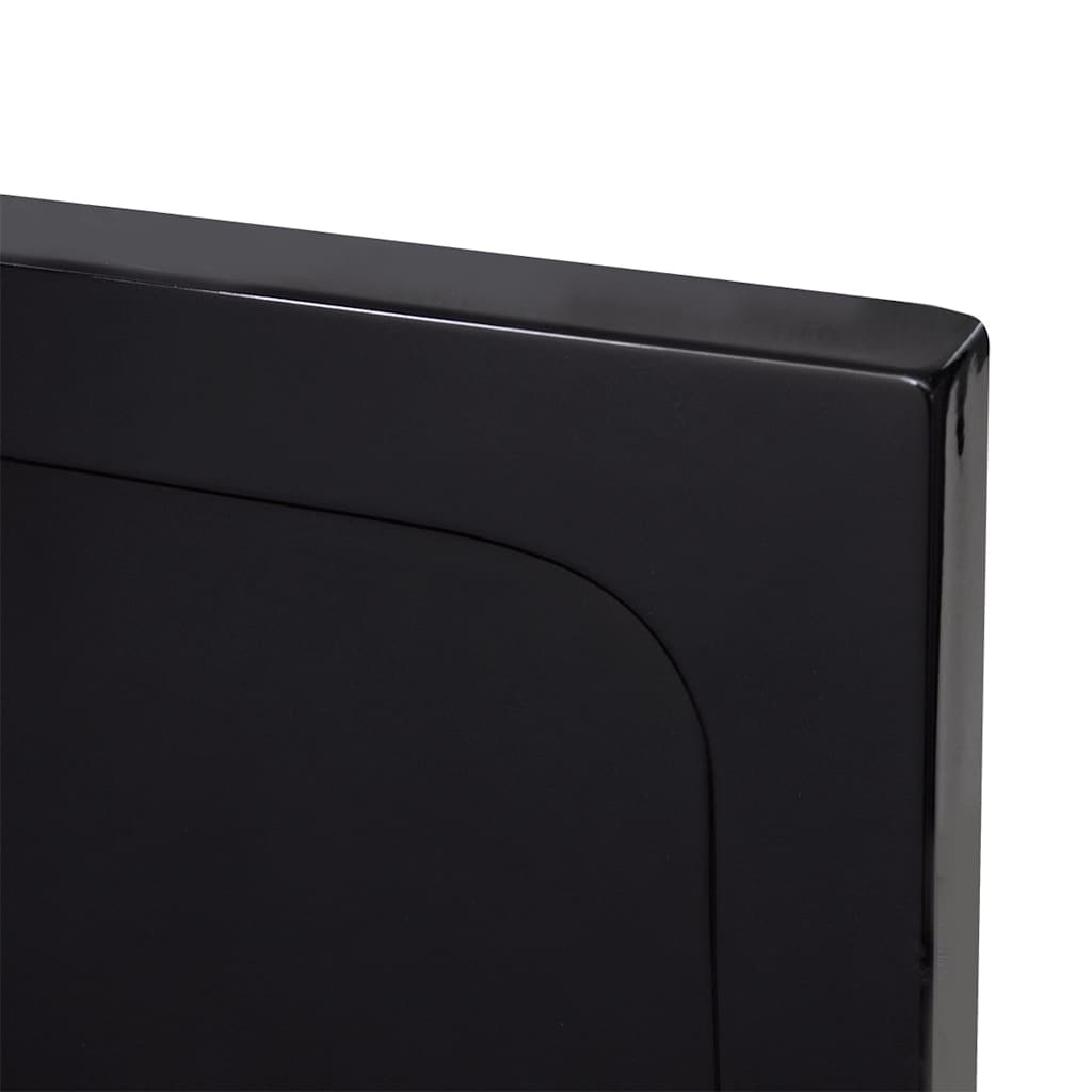 Rectangular ABS Shower Base Tray Black 80 x 110 cm