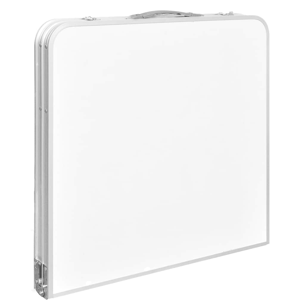 Foldable Camping Table Height Adjustable Aluminium 120 x 60 cm