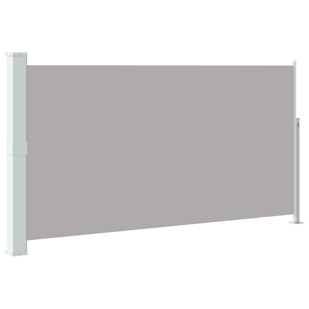 Patio Retractable Side Awning 160 x 300 cm Grey