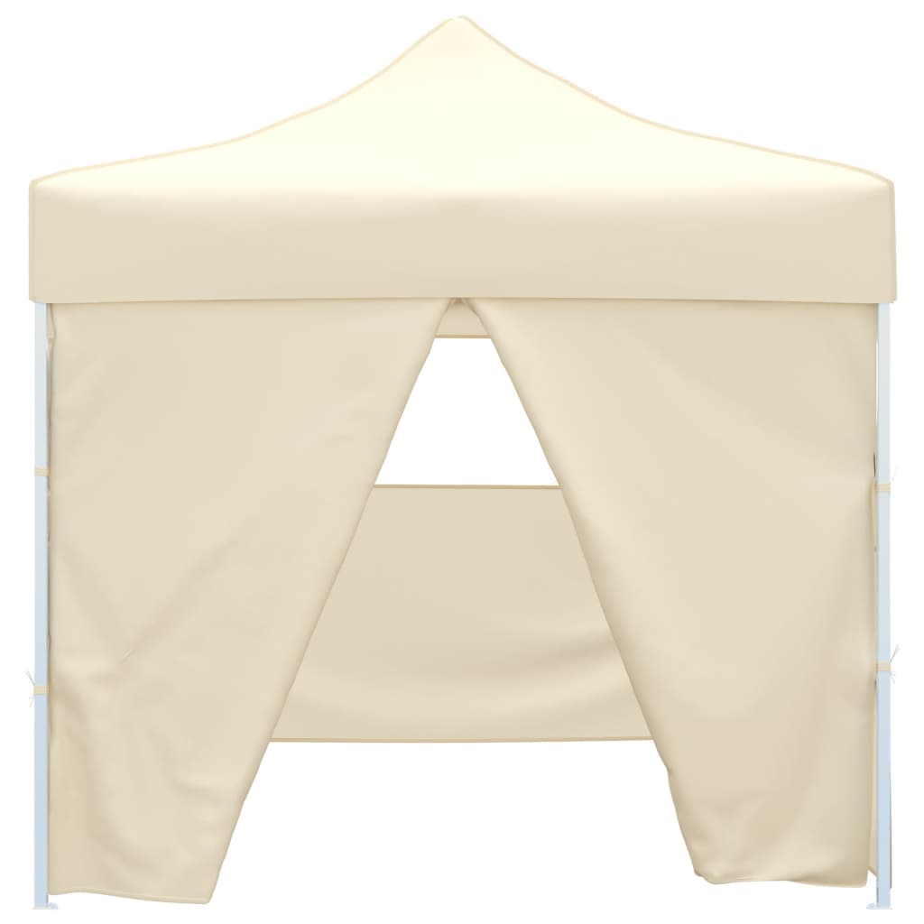 Cream Foldable Tent 3 x 3 m with 4 Walls