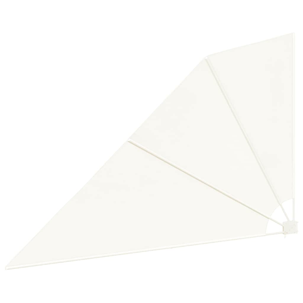 Collapsible Balcony Side Awning Cream 160x240 cm