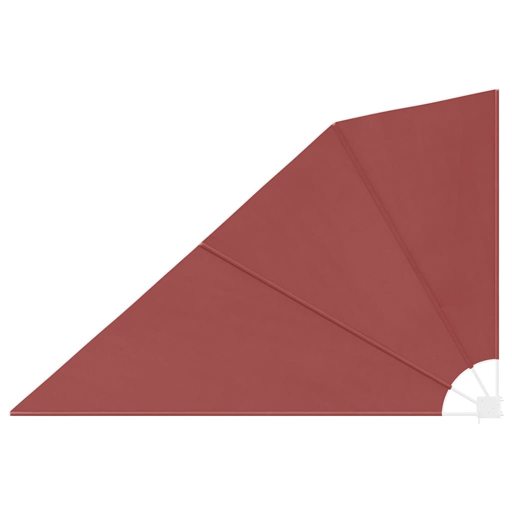 Collapsible Balcony Side Awning Terracotta 160x240 cm