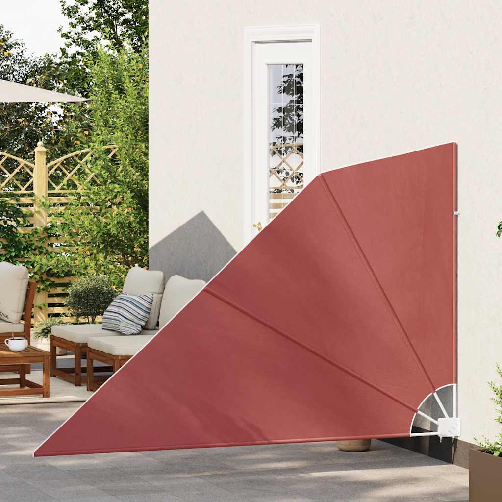 Collapsible Balcony Side Awning Terracotta 160x240 cm