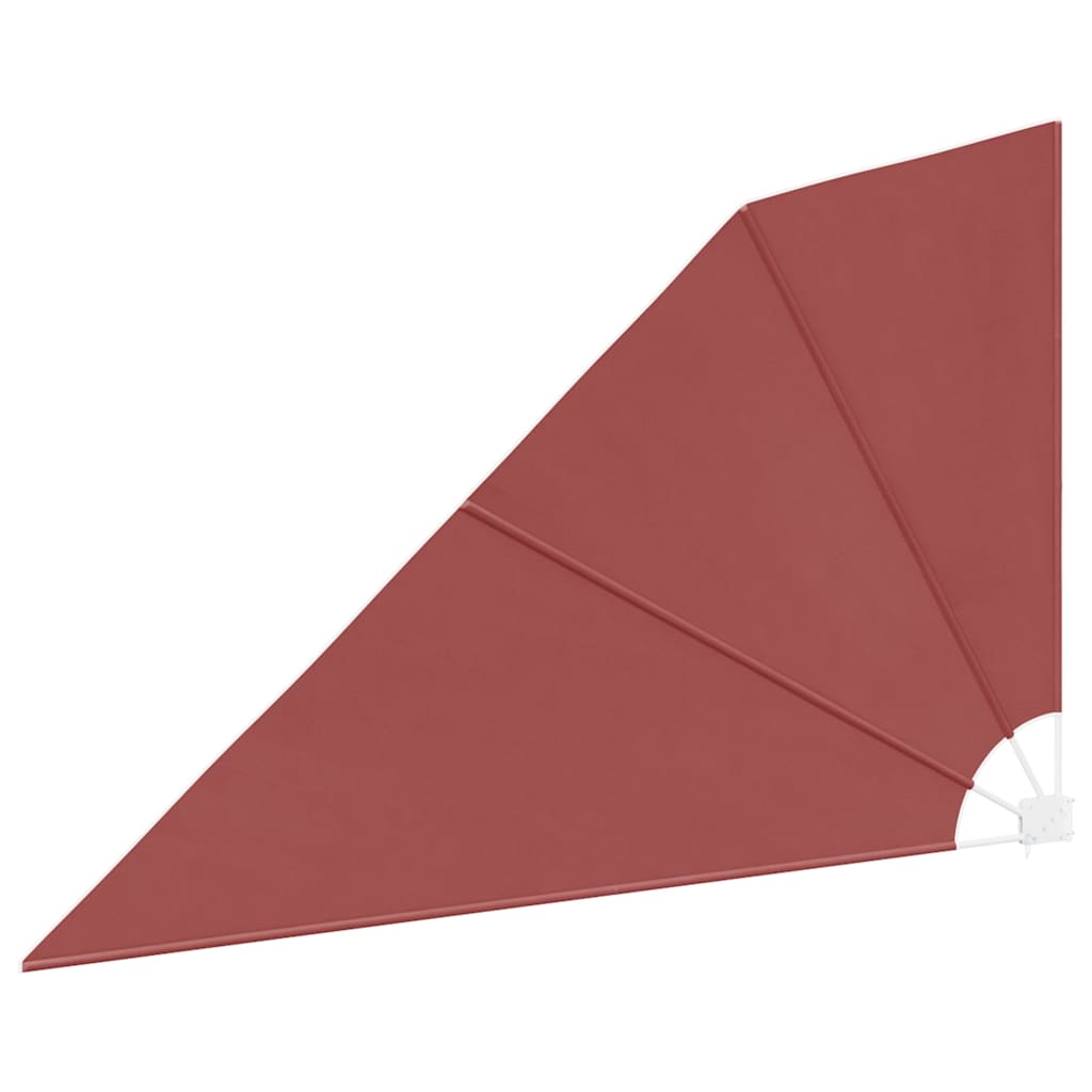 Collapsible Balcony Side Awning Terracotta 160x240 cm