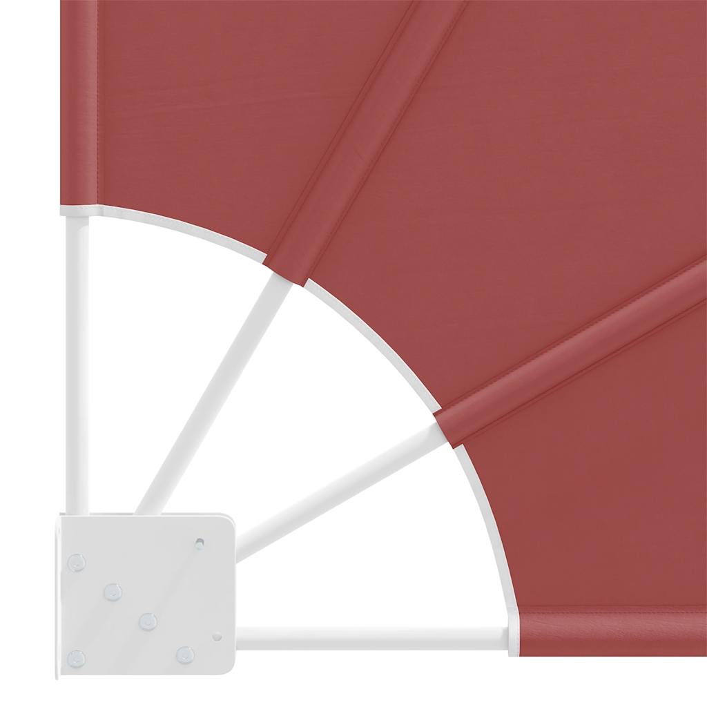 Collapsible Balcony Side Awning Terracotta 160x240 cm