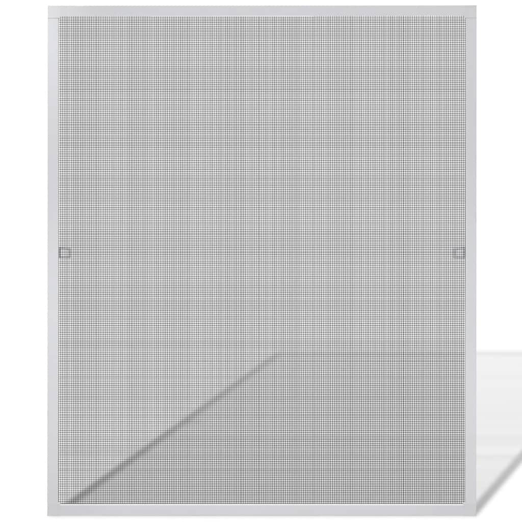 White Insect Screen for Windows 100 x 120 cm