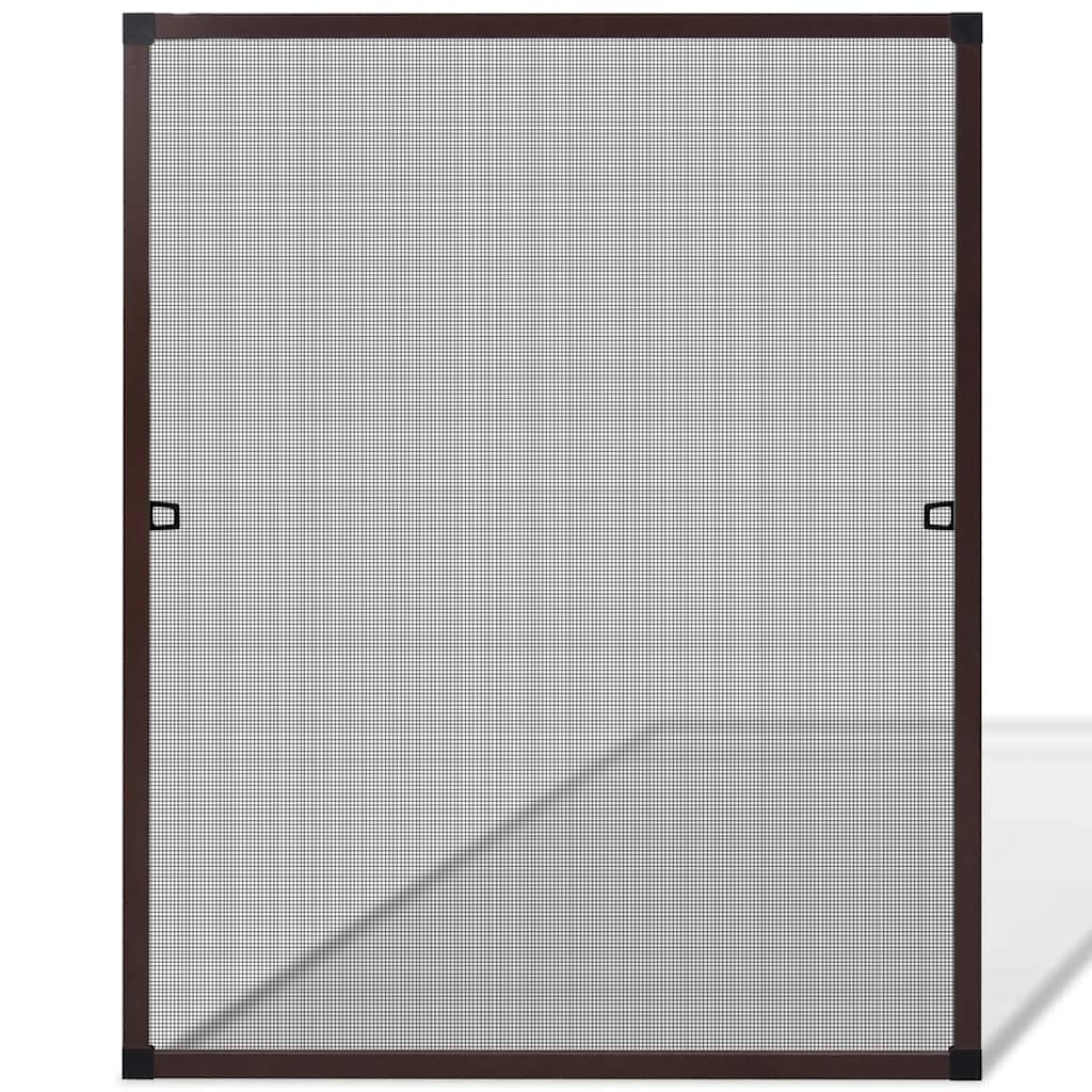 Insect Screen for Windows 80 x 100 cm Brown