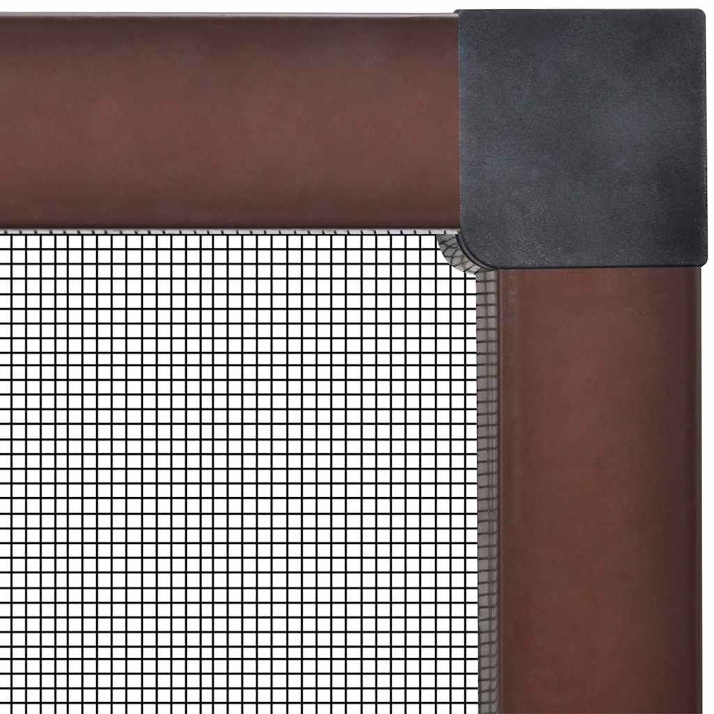 Insect Screen for Windows 80 x 100 cm Brown