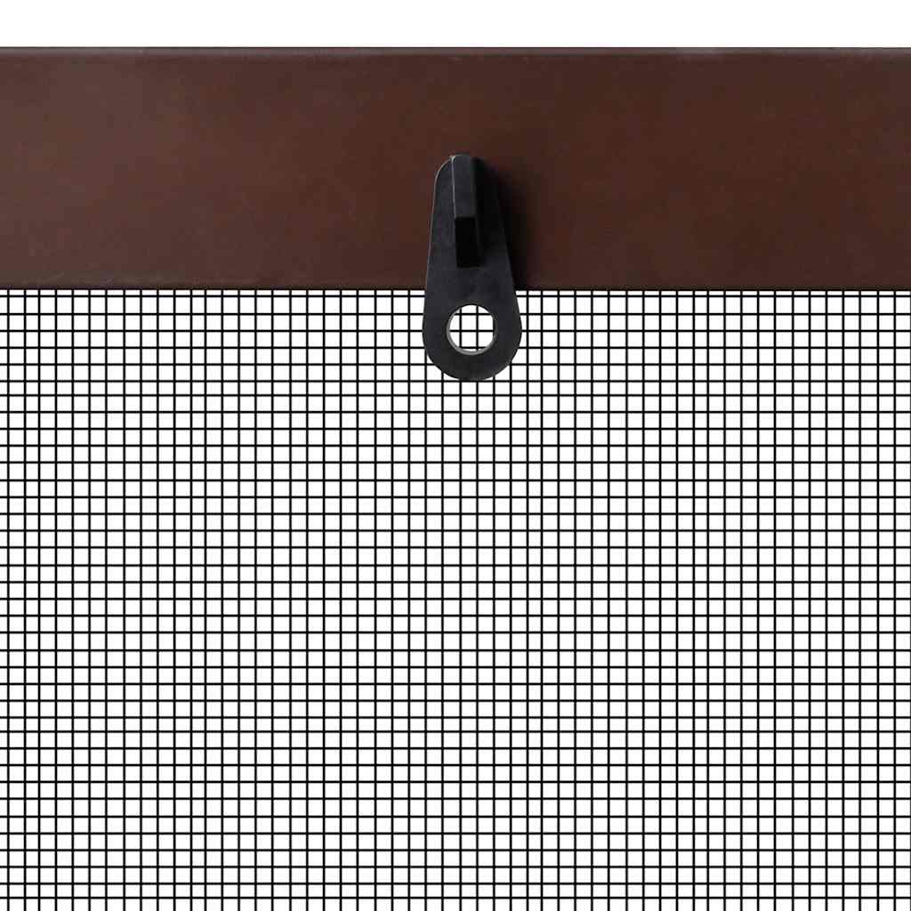 Brown Insect Screen for Windows 100 x 120 cm