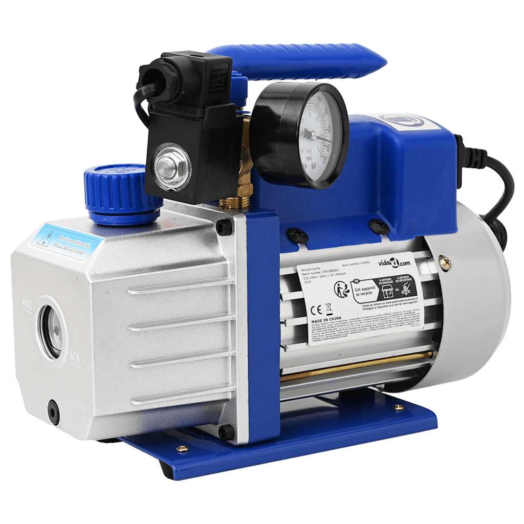 Single-stage Vacuum Pump with Pressure Gauge 71 L / min