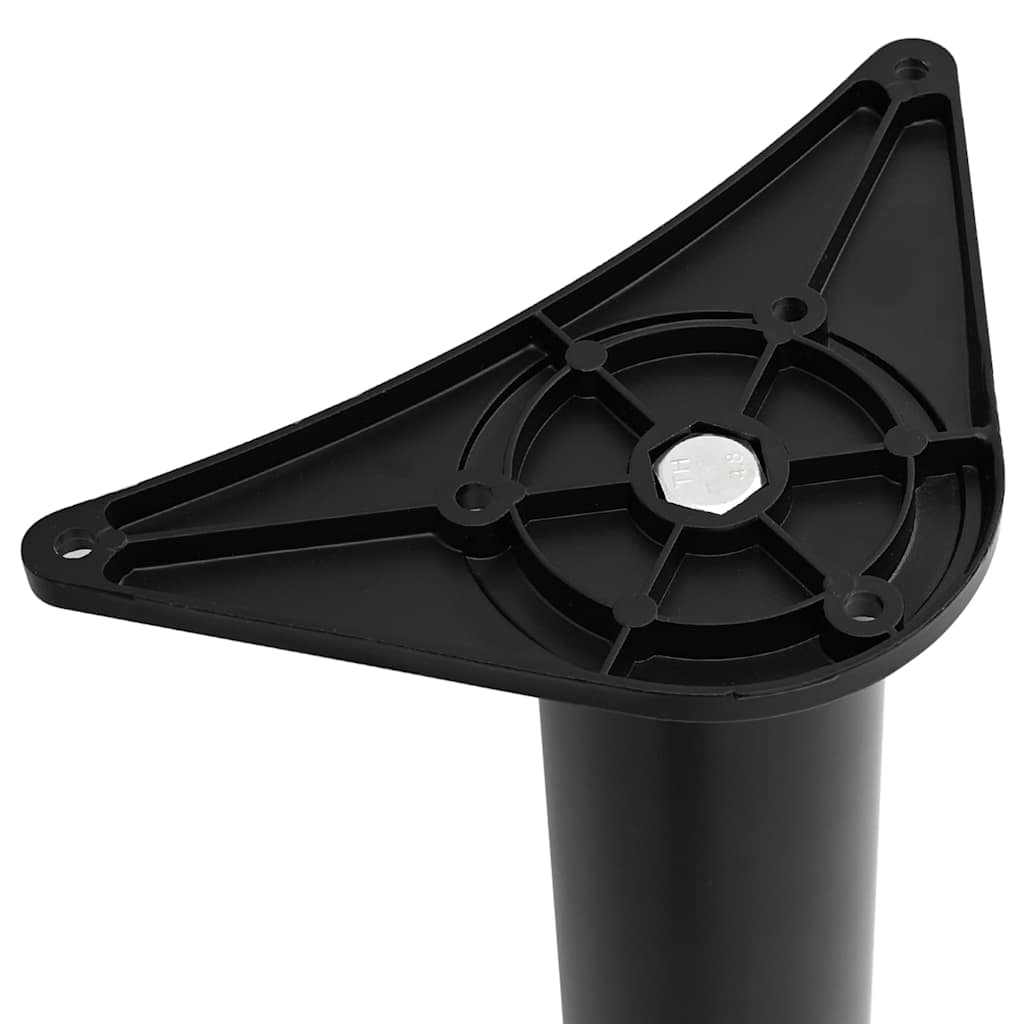 Adjustable Table Legs 4 pcs Black 870 mm