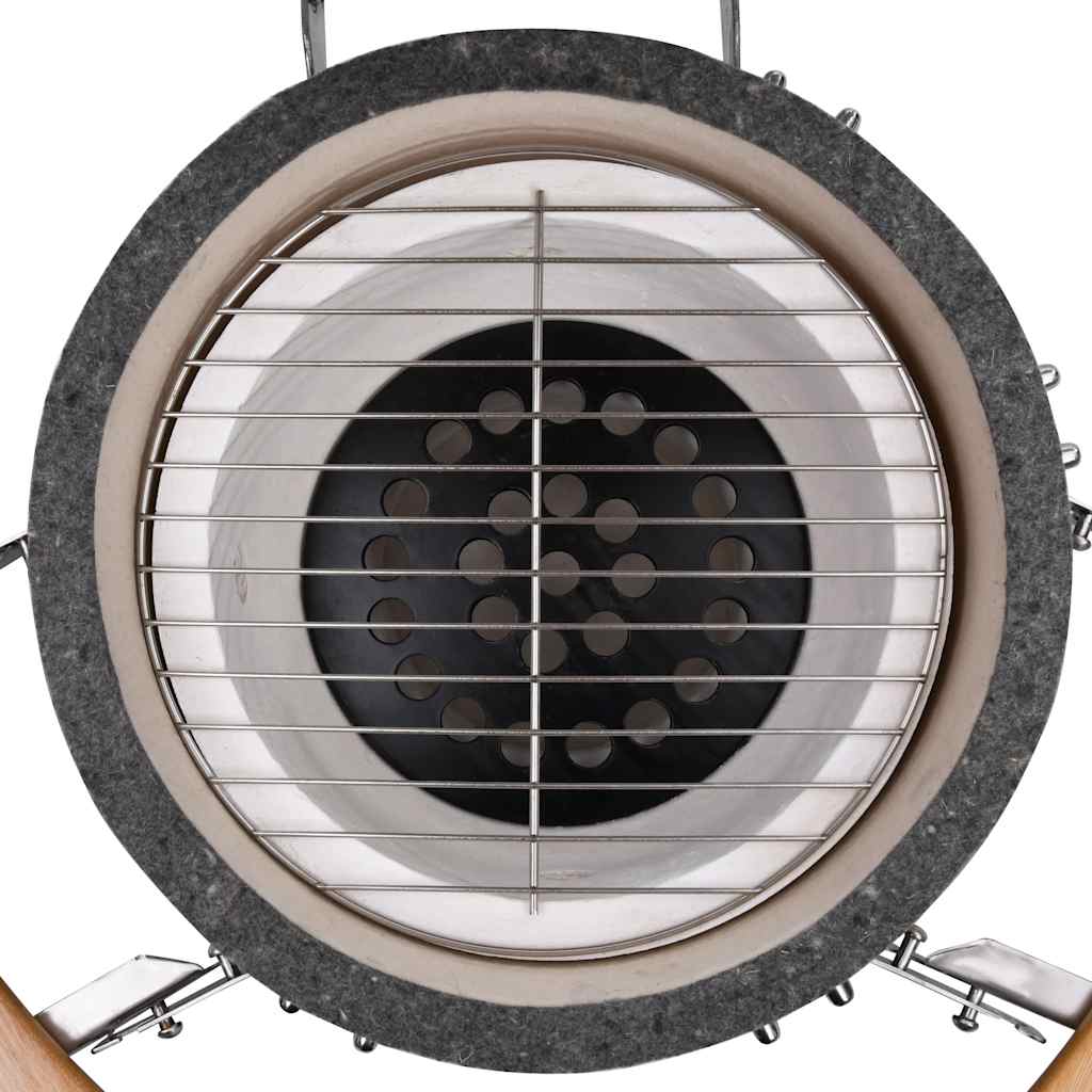 Kamado Barbecue Grill Smoker Ceramic 33 cm