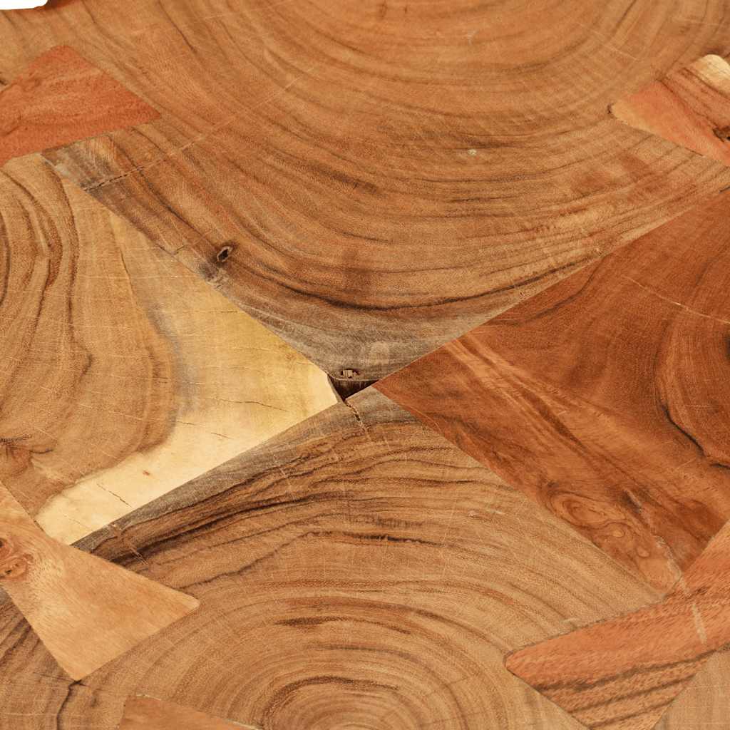 Coffee Table 35 cm 6 Trunks Solid Acacia Wood