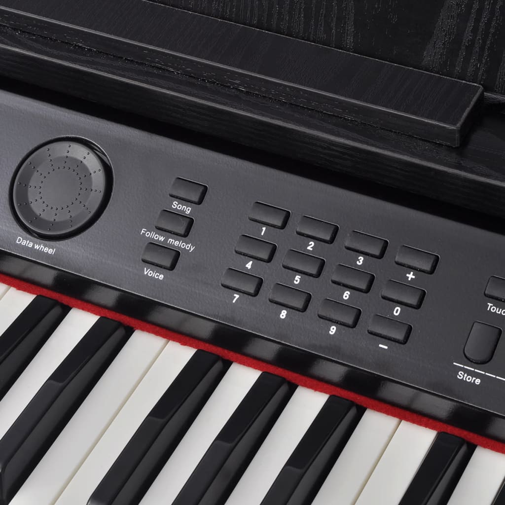 88-key Digital Piano With Pedals Black Melamine Board