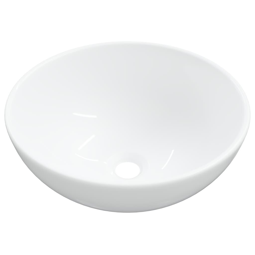 Wash Basin White 28x28x10 cm Ceramic