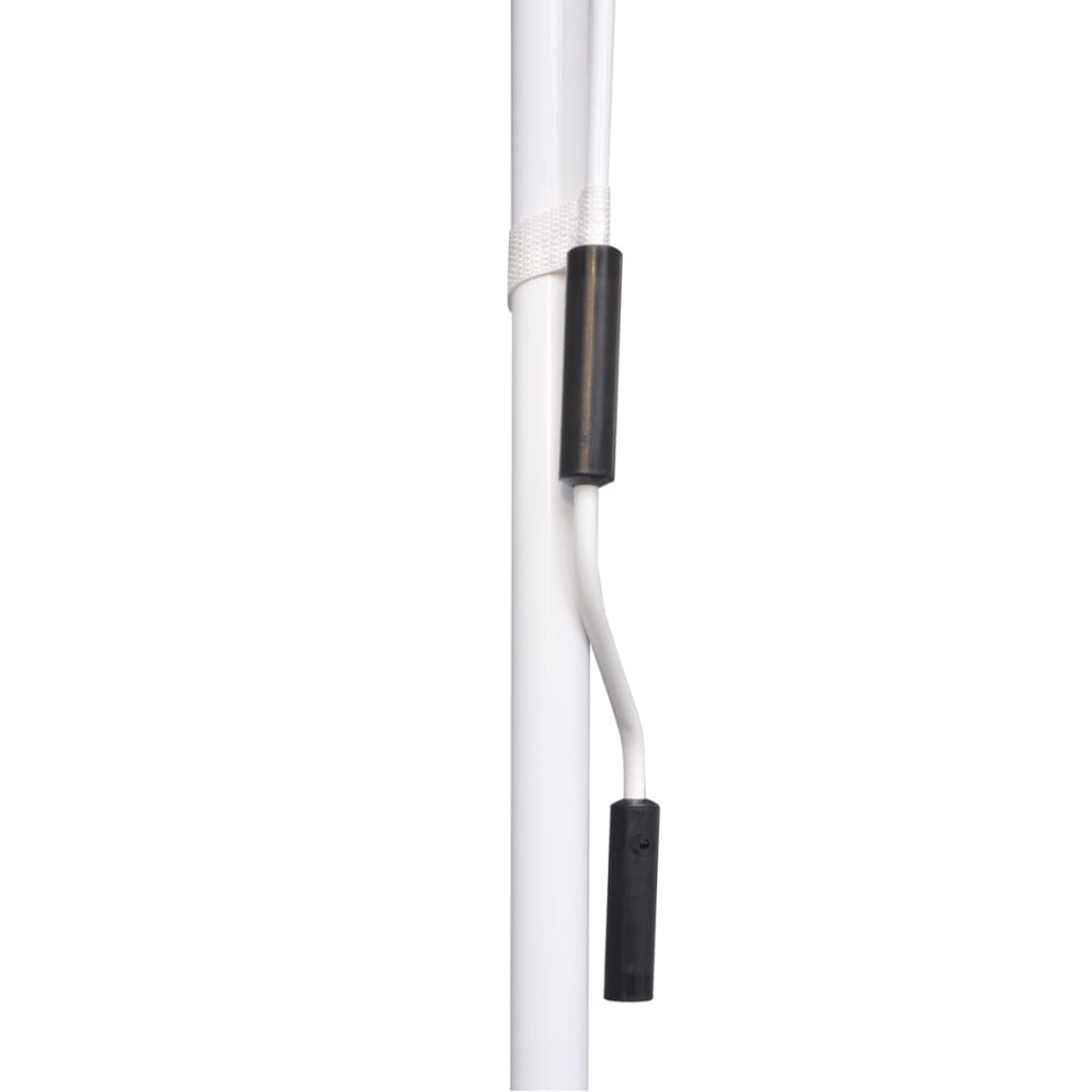 Manual Retractable Awning Yellow & White 300 cm