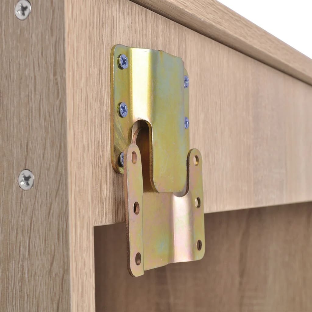 Nine Piece Bathroom Furniture and Basin Set Beige