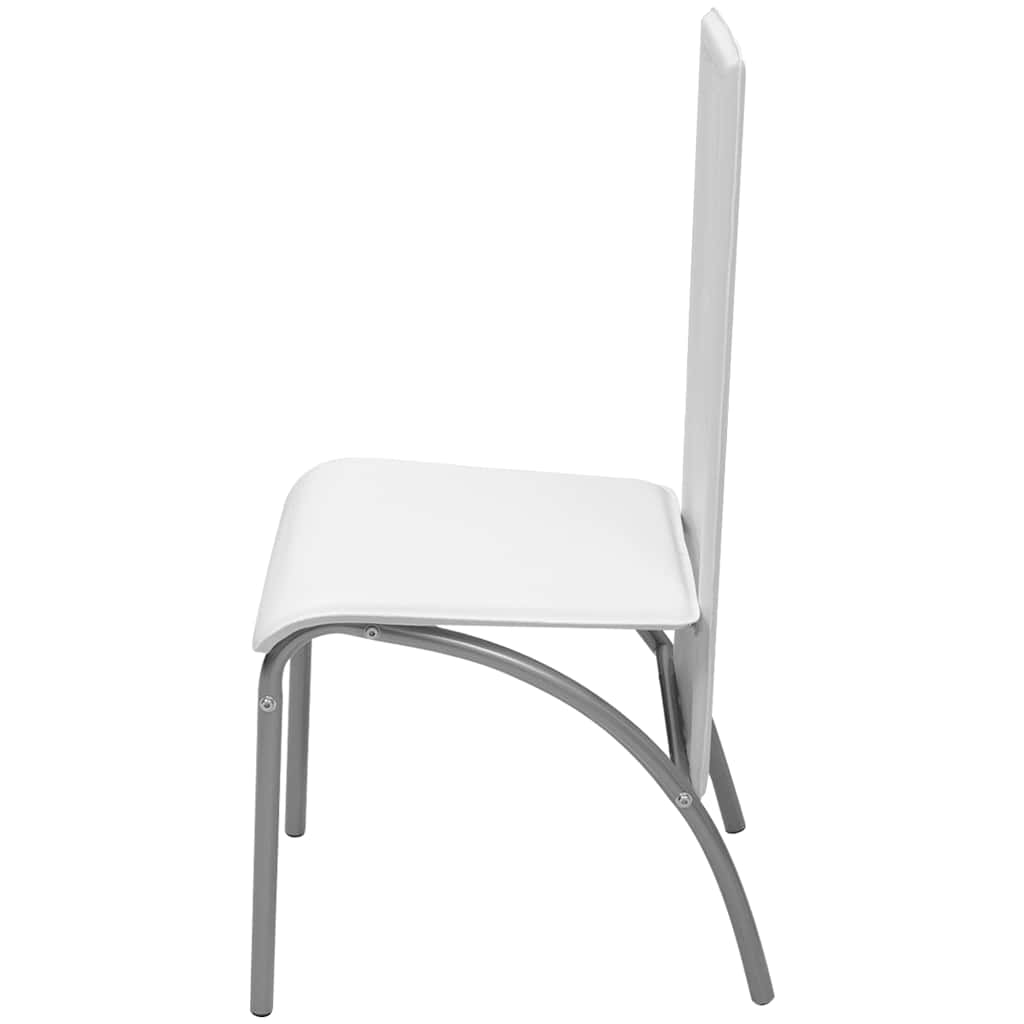 Five Piece Dining Set White